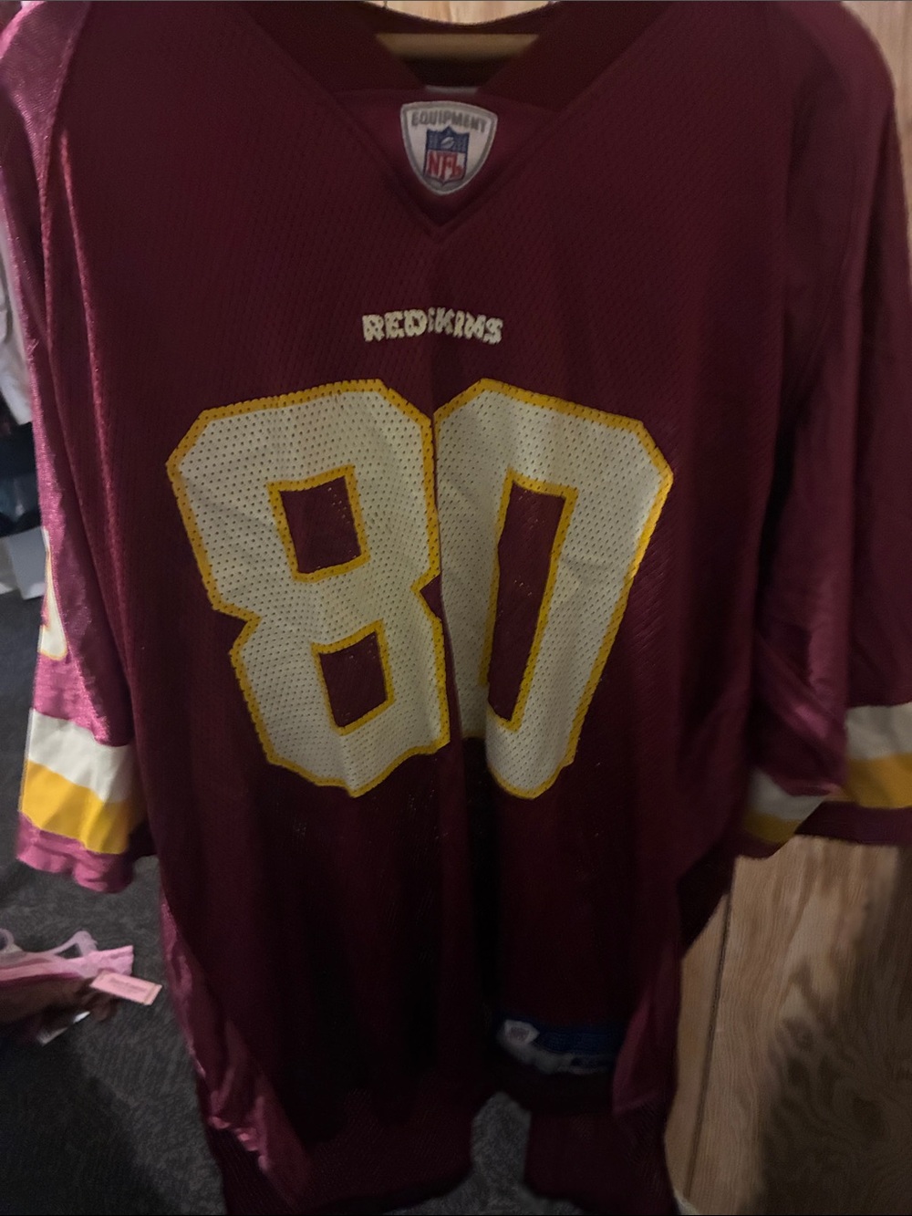 Washington redskins #80 Coles! Authentic jersey! NFL…